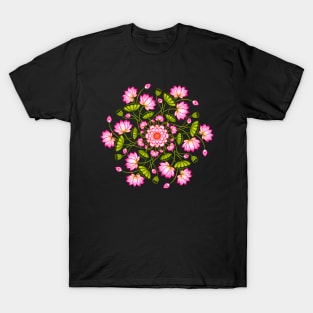 Blooming lotus mandala T-Shirt